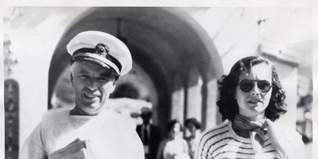 chaplin and paulette goddard at catalina island