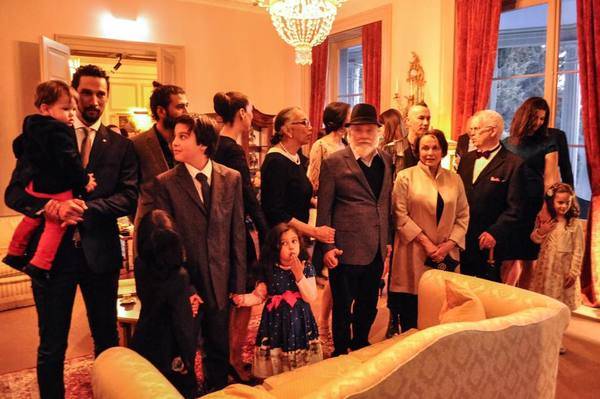 Chaplin Family in Manoir de Ban