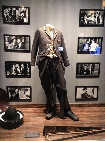 iconic tramp costume  opening of chaplin s world