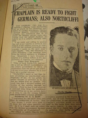 "I registered for the draft here, and asked no exemption or favours. Had I been drawn, I would have gone to the front like any other patriotic citizen."